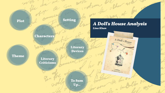 Literary Analysis Of A Doll House