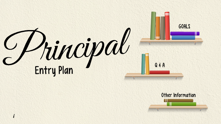 principal entry plan presentation