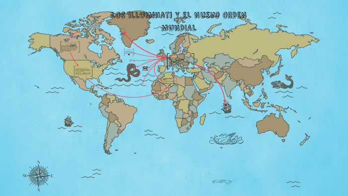 mapa del nuevo orden mundial illuminati