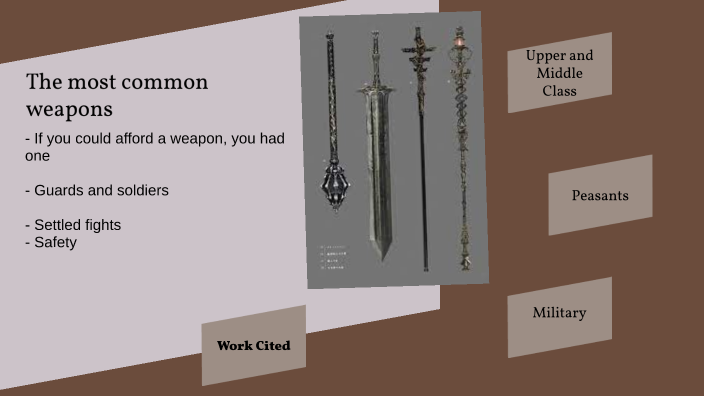Elizabethan Weapons by Jaelyn Funk on Prezi