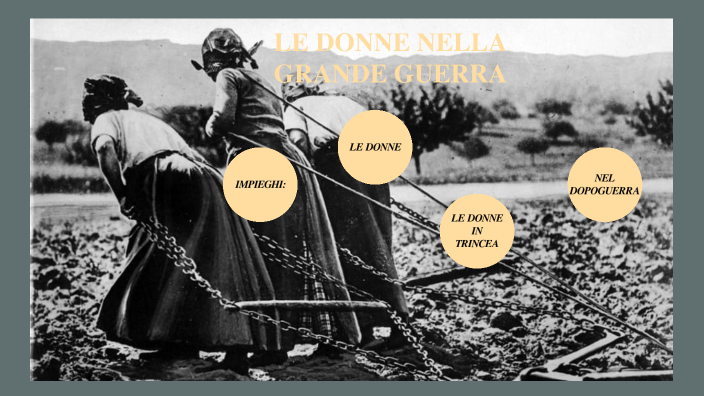 Le donne nella Grande Guerra by Rossella Kleut on Prezi