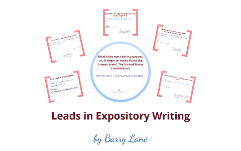 Lead statement examples picture