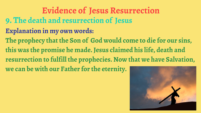 Evidence Of Jesus Resurrection By Sara Dubon On Prezi