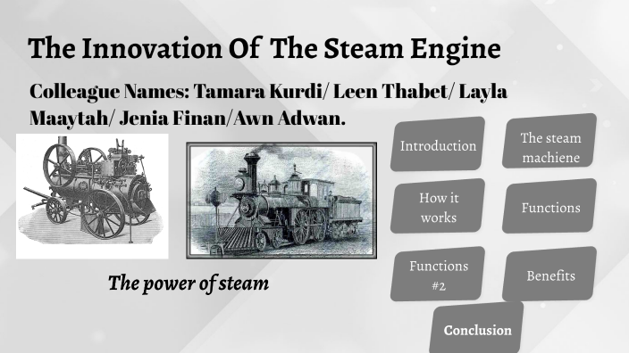 Steam Engine IDU Presentation by Tamara Kurdi on Prezi