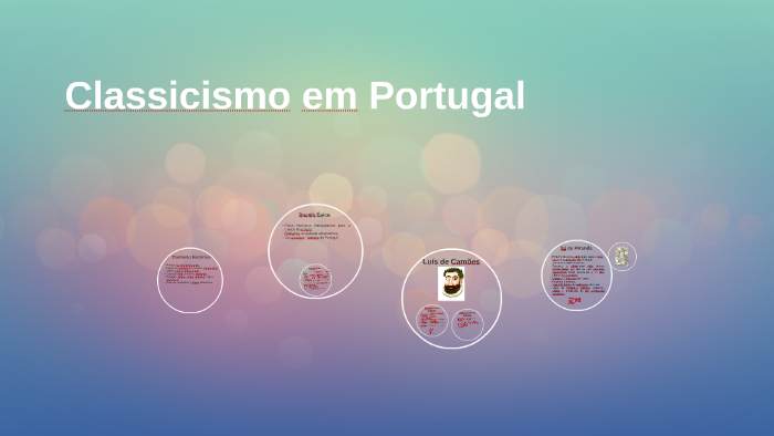 Classicismo Em Portugal By Nara Luiza Reis