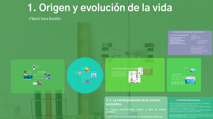 1.1. Origen y Evolución de la Vida by SARA BONILLA on Prezi