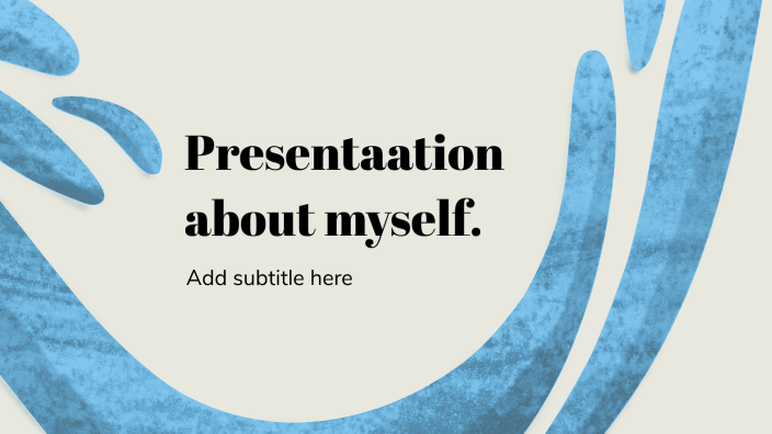 prezi presentation about myself