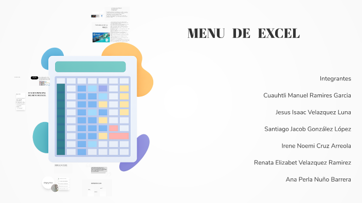 Presentación sobre Excel by C. Manuel Ramirez G on Prezi