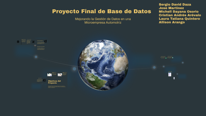 Proyecto Final de Base de Datos by Sergio David Daza Ptiño on Prezi