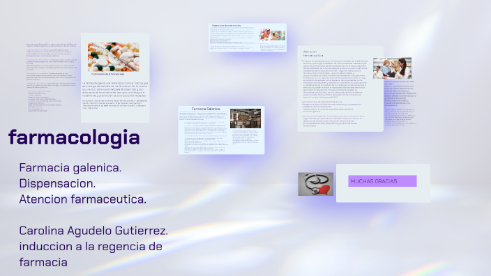 presentacion sobre los fundamentos de la farmacología y otros aspectos