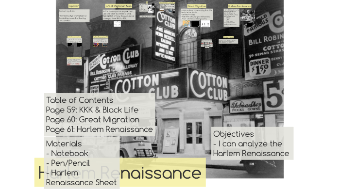 Harlem Renaissance by Tara Storm on Prezi