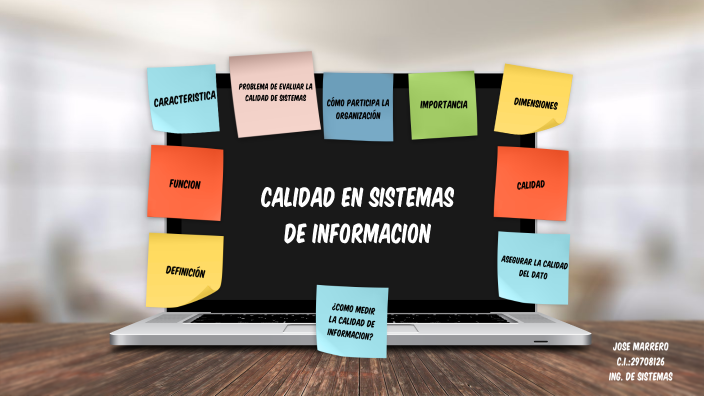 CALIDAD DE SISTEMAS DE INFORMACION by Jose Marrero on Prezi