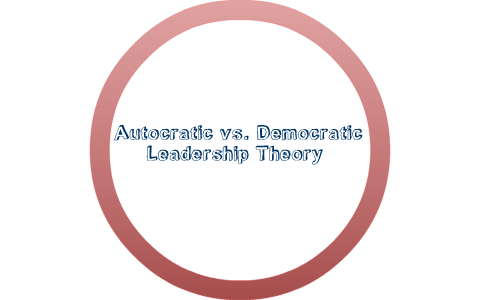 Autocratic VS. Democratic Leadership Styles by Iris ...