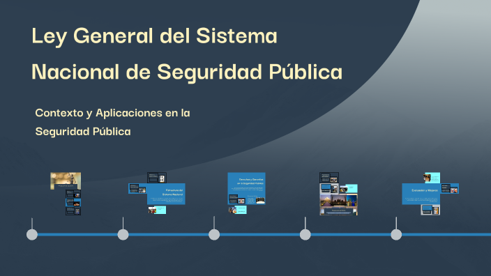 Ley General del Sistema Nacional de Seguridad Pública by david roque on ...