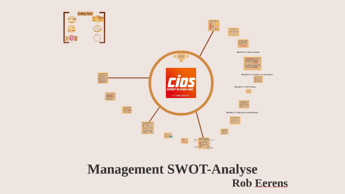 Management Swot Analyse By Rob Eerens