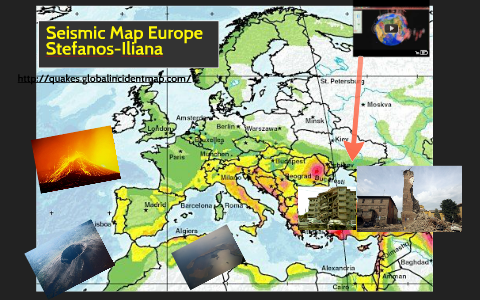 seismic map Europe by stefanos xatzhs