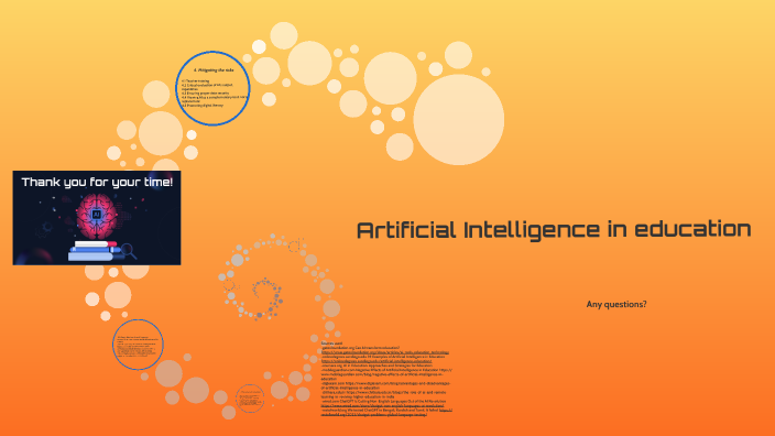 Artificial Intelligence in education by Igor Ginda on Prezi