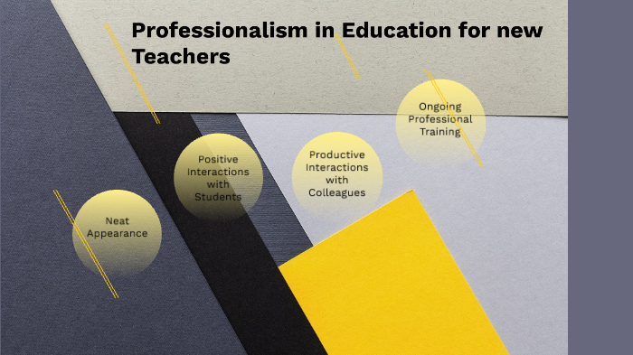 Professionalism in Education for new Teachers by Tyler Gilbert on Prezi