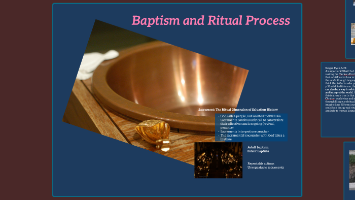 Baptism and Ritual Process by Kimberly Belcher
