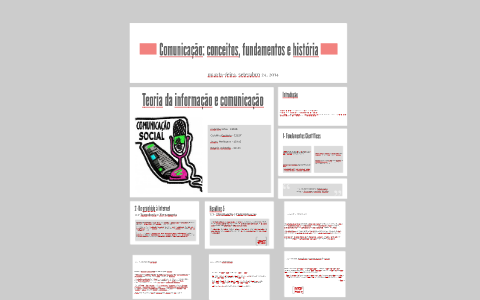 Comunicação: Conceitos, Fundamentos E História By Catarina Rebimbas On ...