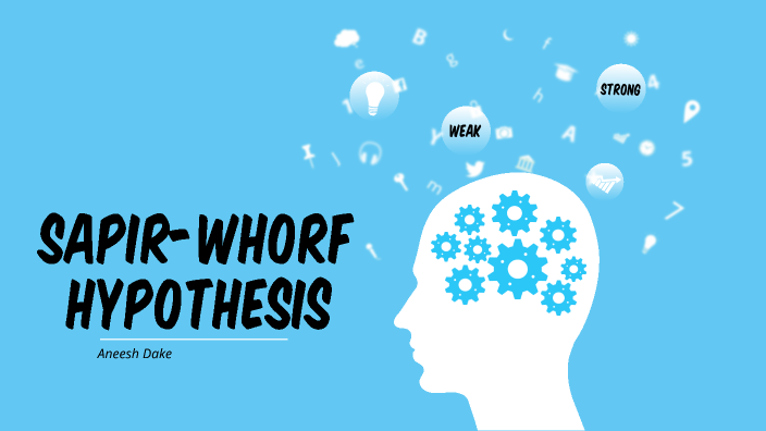 essay about sapir whorf hypothesis