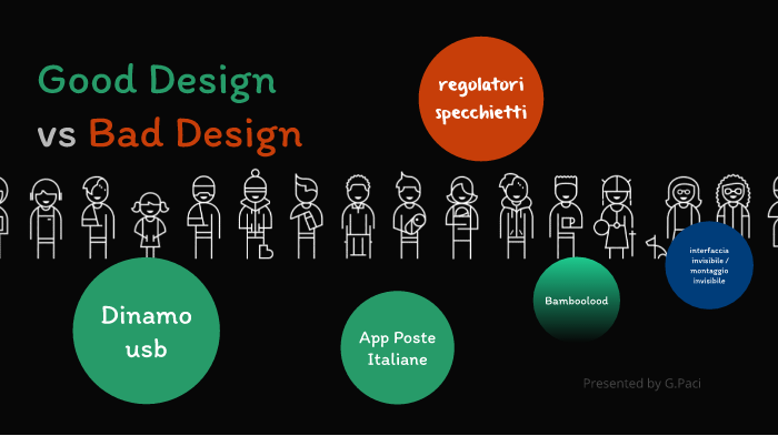 Good Design Vs Bad Design By GiGi Paci