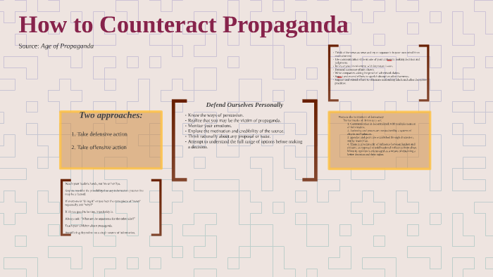Counteract Propaganda by Shirley Oakley on Prezi