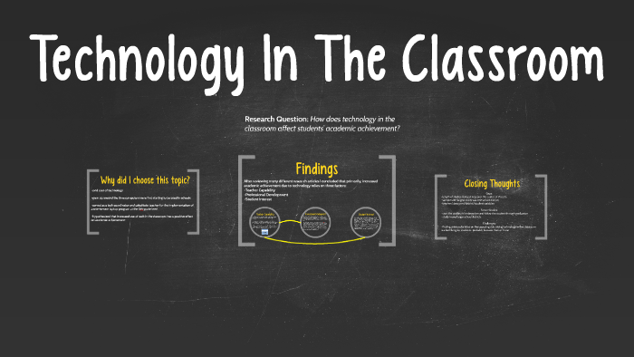 Technology In The Classroom by John Lloyd on Prezi