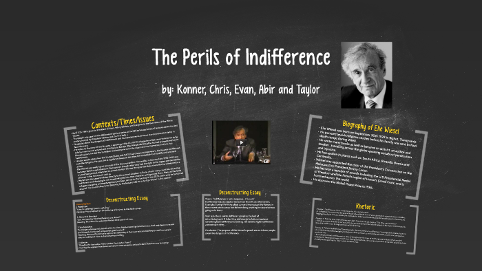 The perils of indifference pdf