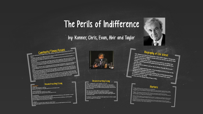 perils of indifference