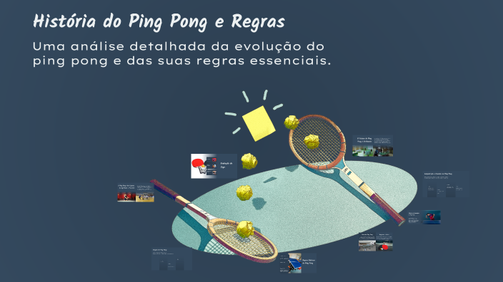 História do Ping Pong e Regras by Sandra Mara da Silva Rodrigues -ARQ ...