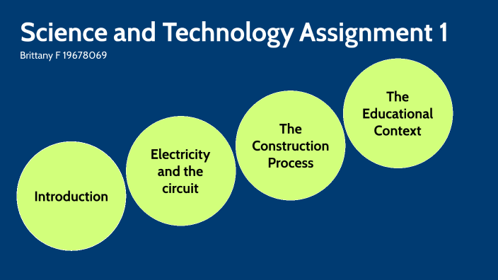 science and technology assignment