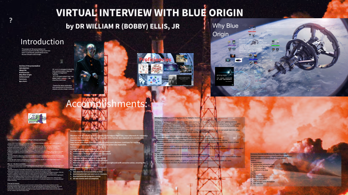 VIRTURAL INTERVIEW WITH BLUE ORIGIN by william Ellis on Prezi