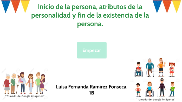 Inicio de la persona, atributos de la personalidad y fin de la