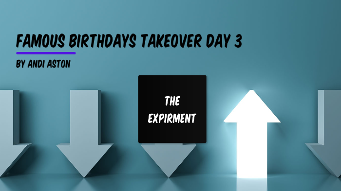 Famous Birthdays by Andi Aston on Prezi