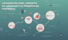 Ang Lipunan At Ang Prinsipyo Ng Subsidiarity