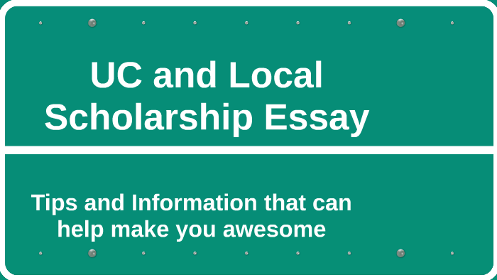 Scholarships that require essays image