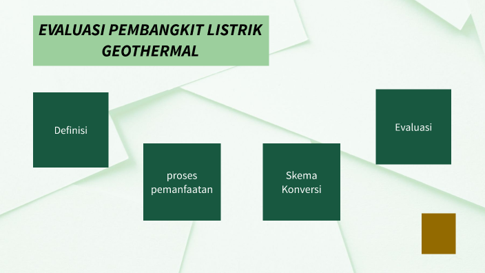 Evaluasi Pembangkit Listrik Geothermal by Raffa Antonio on Prezi