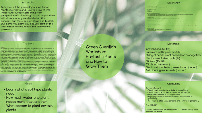 Green Guerilla's Workshop: Fantastic Plants and How to Grow Them by ...
