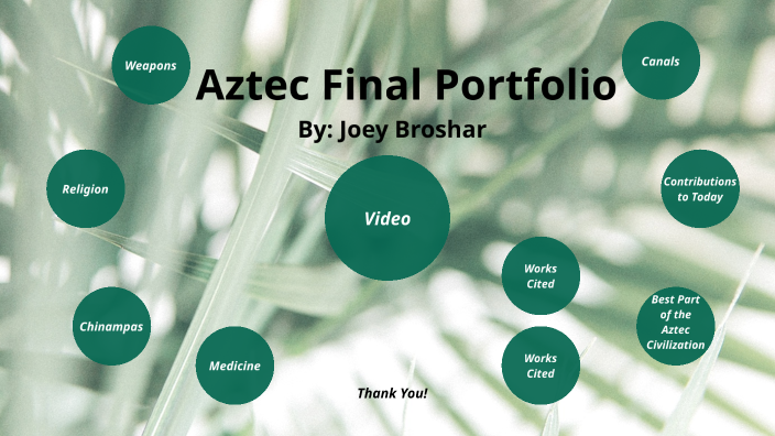 Aztec Portfolio Presentation by Joseph Broshar on Prezi