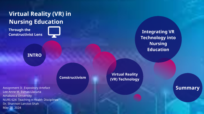 Expository Artifact: Virtual Reality (VR) Technology in Nursing ...
