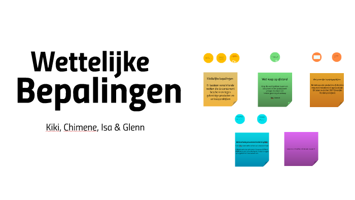 Wettelijke bepalingen by glenn martha on Prezi