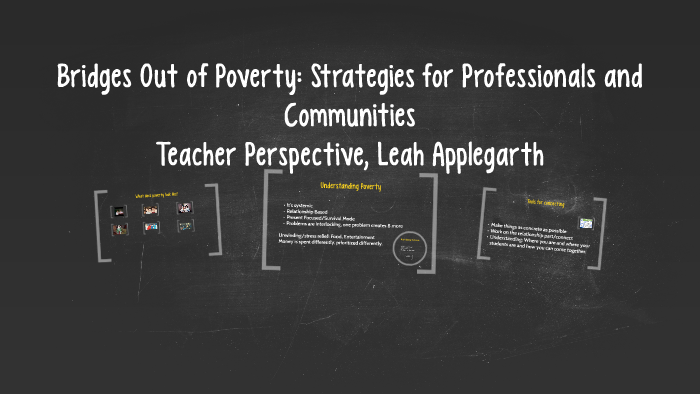 Bridges Out of Poverty: Strategies for Professionals and Com by Leah ...