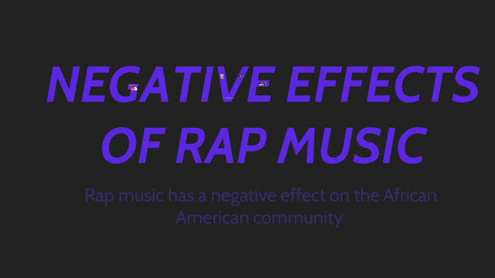 negative effects of rap music essay