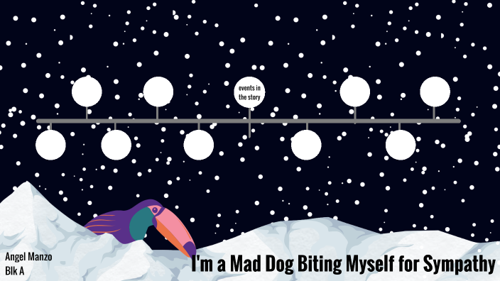 I'm a Mad Dog Biting Myself for Sympathy by Angel Manzo