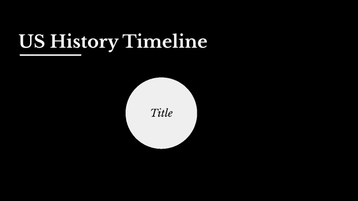 Timeline of US History by Isaac Perez on Prezi