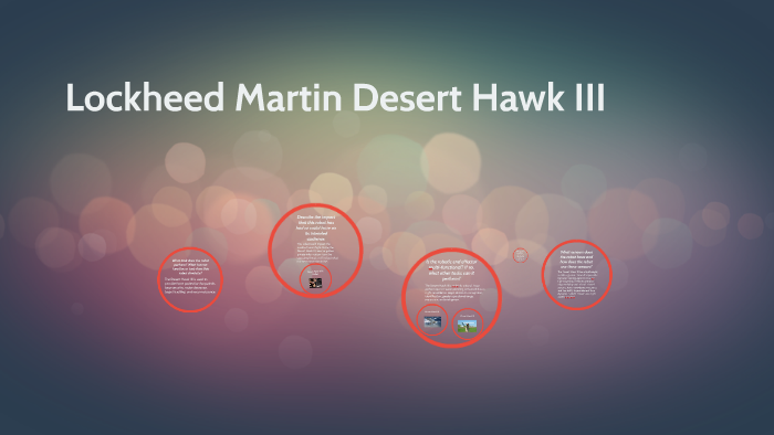Lockheed Desert Hawk Lockheed Martin Desert Hawk III by Anna Tomov