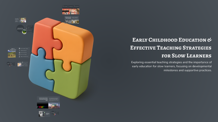 Early Childhood Education & Effective Teaching Strategies for Slow ...