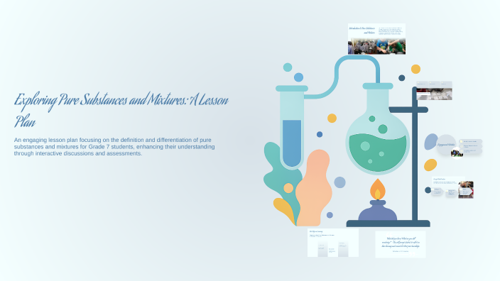 Exploring Pure Substances and Mixtures: A Lesson Plan by Taylor ...