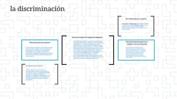 la discriminacion by juan yaxon on Prezi